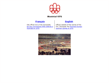 Tablet Screenshot of montrealolympics.com